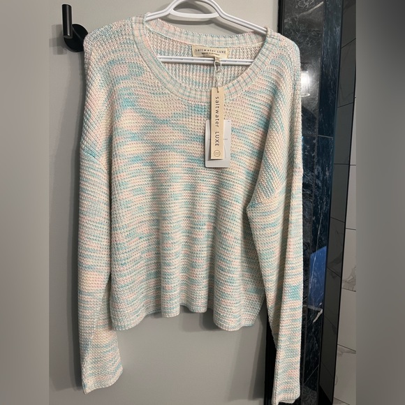 Saltwater Luxe Sweater. Large, Multicolour - Picture 1 of 3